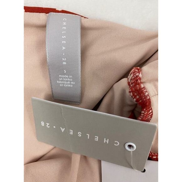 NWT‎ Chelsea28 Women's Small Red Polka Dot Deep Plunge One-Piece Swimsuit - Picture 7 of 7